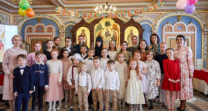 Пасхальный праздник воскресной школы монастыря