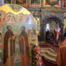 Митрополит Каширский Феогност возглавил престольный праздник прпп. Иулиании и Евпраксии в Зачатьевском монастыре