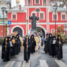 Святых покровителей Зачатьевского монастыря чествовали в обители