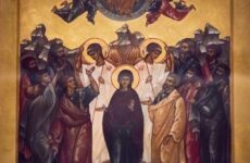 «Земля празднует и ликует, радуется и небо, Вознесением днесь Творца…»