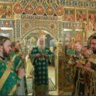 Архиерейское богослужение в день памяти преподобного Саввы Сторожевского состоялось в Зачатьевском монастыре